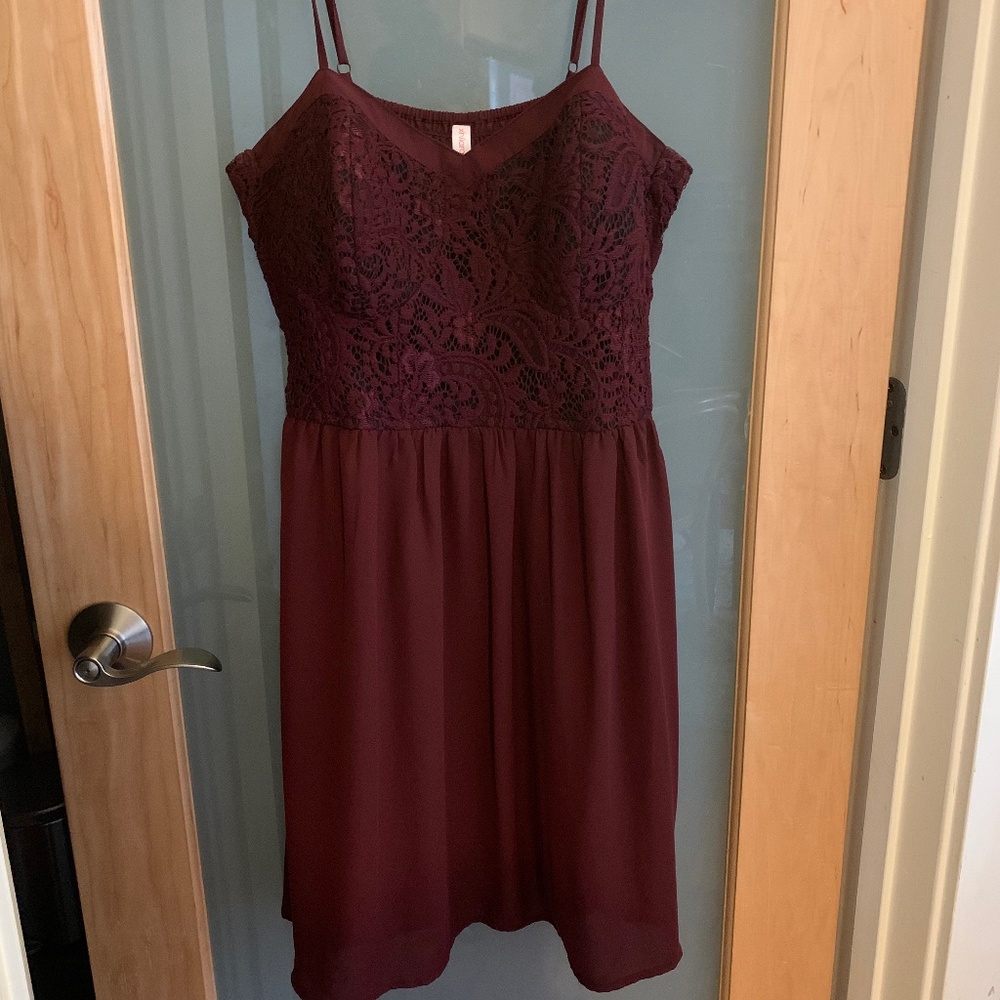 Lace mini dress